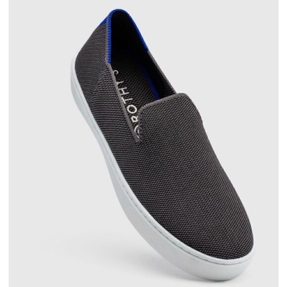 Rothy’s The Original Slip On Sneaker In Steel Grey Size 8 - Picture 1 of 9